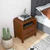 Gulches Retro Nightstand - 2-Drawer Mid-Century Bedside Table - 4 of 4