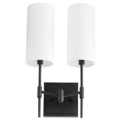 Quorum Lighting Hamilton 2 - Light Sconce in  Matte Black