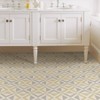4'x5' Set of 20 Isosceles Peel & Stick Floor Tiles Off White - FloorPops: Vinyl Mosaic, Stain-Resistant, Textured - 2 of 4