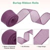Unique Bargains Burlap Wired Edge Durable Thick Fabric Ribbons for DIY Crafts 1 Pc - 2 of 4