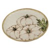 12.0 Inch Fall Harvest Round Platter Autumn Pumpkins Serving Platters ...