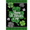 Briarwood Lane St. Patrick's Day Garden Flag 12x18 For Outdoor Scattered Shamrocks For St. Patrick's Day Garden Flag Flags For Outside - 3 of 3