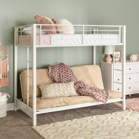 Kids Twin Over Futon Bunk Bed Metal Saracina Home Target