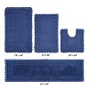 Lilly Crochet Collection 100% Cotton Tufted Reversible 4-Piece Bath Rug Set – Super Absorbent, Machine Washable Bathroom Mats with Crochet Pattern - 2 of 4