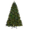 7.5' Prelit LED Downswept Douglas Fir Artificial Christmas Tree Multicolor Lights - National Tree Company - 2 of 4
