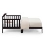 PAGED Toddler Bed Wooden Baby Bed Frame with 4 Side Guardrails and Slatted Deisgn for Bedroom - 3 of 4