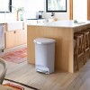 simplehuman 50L Semi-Round Plastic Step Trash Can Lilac - 2 of 4