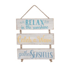 Beachcombers Part Relax Wall Hanging 9" x 0.5" x 10" - 1 of 2