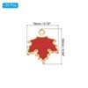 Unique Bargains Zinc Alloy Maple Leaf Pendants for Jewelry Making Bracelet Necklace 20 Pcs - 3 of 4