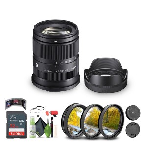 Sigma 18-50mm f/2.8 DC DN Contemporary Lens for Leica L + Bundle - 1 of 4