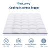 Itopfox Queen Mattress Topper with Extra Thick Pillowtop, Cooling Plush Cover, 3D Snow Down Alternative Fill for Comfortable Sleep - 2 of 4