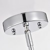 Chloe Lighting Solbi Contemporary 1 Light Chrome Mini Pendant Ceiling Fixture 6 " Wide - 2 of 4