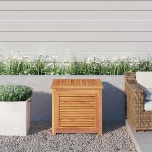 Garden Storage Box Warm teak brown - 1 of 4