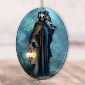 Plague Doctor Grim Reaper Ornament| OrnamentallyYou - 1 of 4