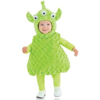 Underwraps Costumes Green Alien Toddler Costume, Medium