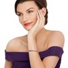 Ross-Simons 8.70 ct. t.w. Princess-Cut Rainbow Simulated Sapphire Tennis Bracelet in Sterling Silver - 2 of 4