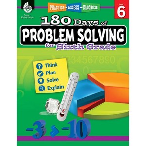 180 Days(tm) Problem Solving for Sixth Grade - (180 Days of Practice) by  Stacy Monsman (Paperback) - 1 of 1