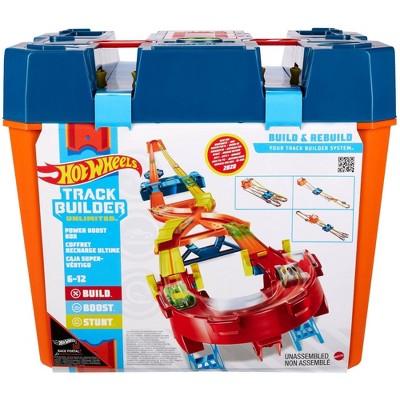 hot wheels track builder system race crate target