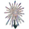 Northlight Lighted Iridescent Icicles Christmas Tree Topper - 14" - Clear Lights - 4 of 4