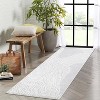 Modern Abstract Area Rugs, Low Pile Soft Striped Geometric Carpet, Non Slip Stain Resistant Indoor Rugs for Living Room Bedroom Kid Room - 2 of 4
