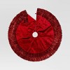 48" Christmas Tonal Tinsel Tree Skirt Red - Wondershop™ - 4 of 4