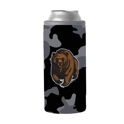 NCAA Montana Grizzlies 12oz Black Camo Slim Can Cooler