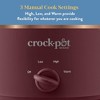 Crock-Pot 4.5qt Slow Cooker: Ceramic Stoneware, 3 Settings, Stay-Cool Handles, Dishwasher-Safe Parts - 3 of 4