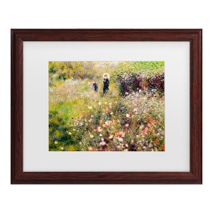 Trademark Fine Art -Pierre Renoir 'Summer Landscape' Matted Framed Art - 1 of 1