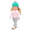 Our Generation Regular Winter Outfit for 18" Dolls - Fuzzy Feelings - image 2 of 3