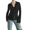 Women's Front Slit Sweater - Aaron & Amber - image 2 of 4