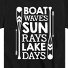 Boys' - Instant Message - Lake Days Quote Short Sleeve Graphic T-Shirt - 2 of 4