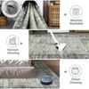 Soft Vintage Distressed Low Pile Washable Large Indoor Area Rug for Living Room Bedroom Dining Room - 4 of 4