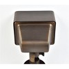 Elegant Lighting Cast Brass FLOOD LIGHT W2.75in D5.25in H8in ANTIQUE BRASS  MR11/ MR16 dual socket - 4 of 4