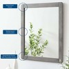 Modway MOD-6243-GRY Georgia Wood Mirror, Gray - 3 of 4