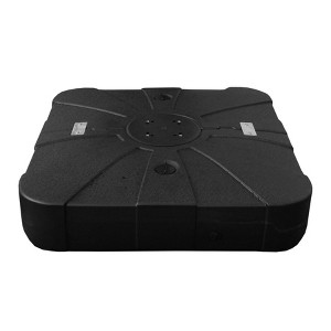 Kumasinova 34"/38“ Square Umbrella Base with Wheels,Water&Sand Filled Weighted Umbrella Stands for Offset Cantilever Umbrellas,Patio Umbrella Stand - 1 of 4