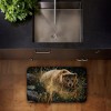 Stupell Industries Crossing Paths Brown Bear Printed Anti-Fatigue Floor Mat, design by Collin Bogle, 30"x18" - 2 of 4