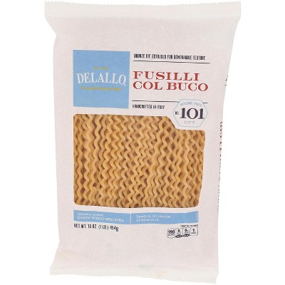 Delallo Fusilli Col Buco Pasta No. 101 - Pack Of 16 - 16 Oz : Target