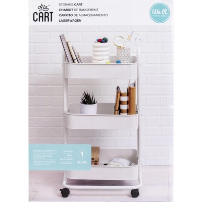 We R Storage Cart-Off White