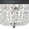 Crystorama Lighting Nola 3 - Light Flush Mount in  Black Forged - 3 of 4