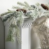 6'L Sullivans Snowy Pinecone Garland, Green Christmas Garland - 3 of 3