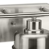 Progress Lighting Beckner 3-Light Vanity Light, Brushed Nickel, Industrial Shades, Damp Rated - 4 of 4