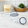 VIP Metal 6 in. White 4-Piece Measuring Cups - 3 of 4