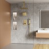 YAWWALK 7-Spray Thermostatic Shower System with Dual Shower Head Fixed and Handheld Shower (Valve Included) - 3 of 4