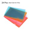 Unique Bargains L-Type Clear Multicolored File Project Pockets - 3 of 4
