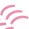 Unique Bargains 6 Pcs Pink Rubber Replacement Cosmetic Accessories Eyelash Curler Pad for Lady - 3 of 4