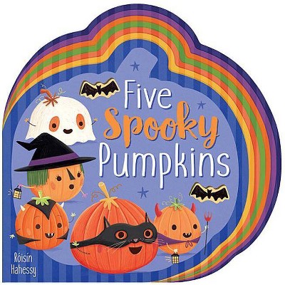 Five Spooky Pumpkins -  BRDBK by Danielle Mclean (Hardcover)