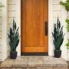 Costway Artificial Snake Plant 35.5''Fake Sansevieria Indoor-Patio Decor Green - 3 of 4