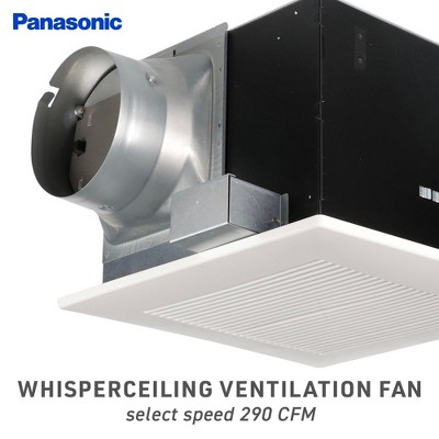 WhisperCeiling 290 CFM White Ceiling Mounted Ventilation Fan
