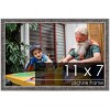 PosterPalooza | Photo Size Textured Black Picture Frame - UV Acrylic, Foam Board Backing, Hanging Hardware - 2 of 4
