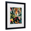 Trademark Fine Art - Treechild Jungle Tiger Matted Framed Art - image 3 of 4